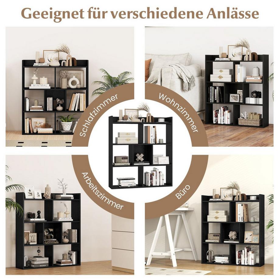 Northix Libreria con 7 cubi  