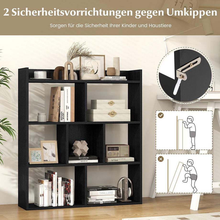 Northix Libreria con 7 cubi  
