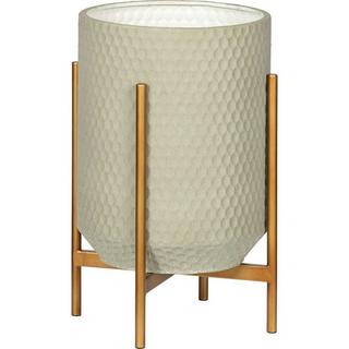 mutoni Vaso da fiori Juul in metallo grigio cemento  