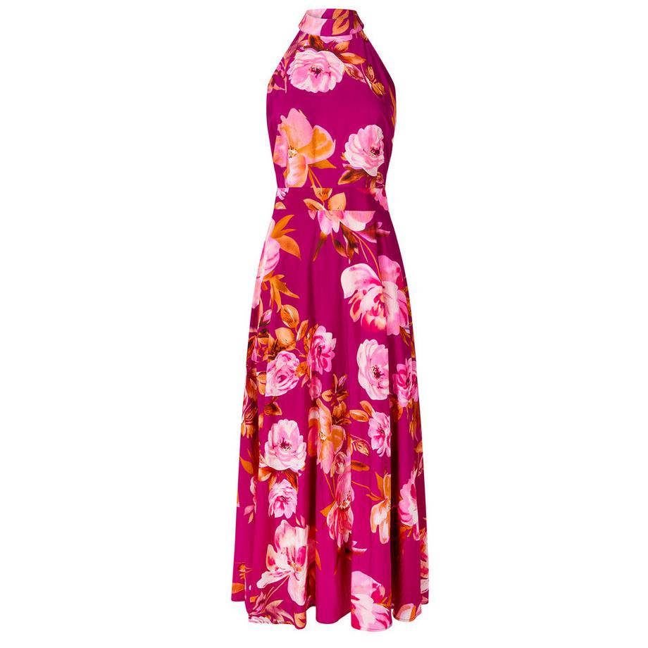 Joe Browns Robe Maxi Florale Licou avec Détail Dos Goutte  