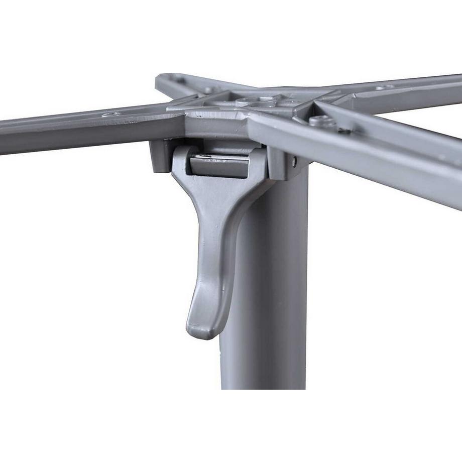 mutoni pleasure Table de bistrot Washington brun clair argenté 110  