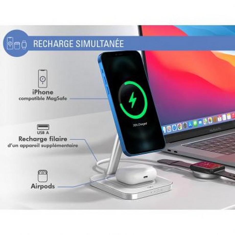 Force Power  Caricatore QI Force Power da 15 W 