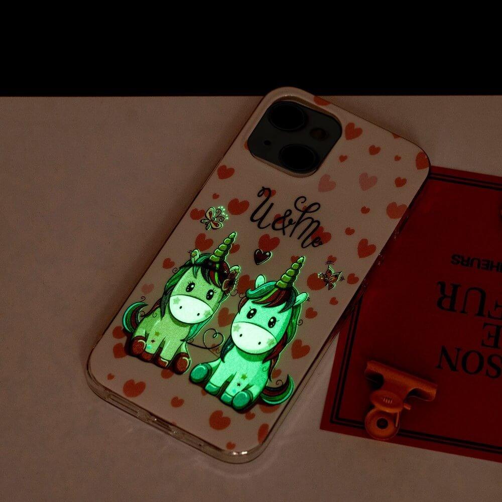 DuxDucis  iPhone 15 - Coque luminescente en silicone 