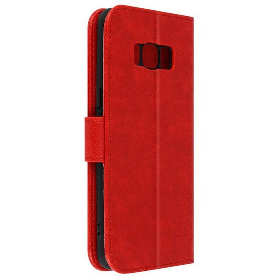 Avizar  Étui Samsung S8 Portefeuille Rouge 
