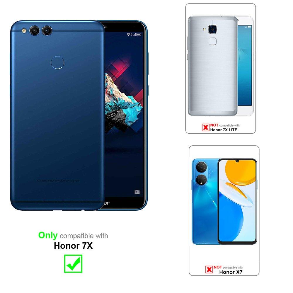 Cadorabo  Plein écran Film de protection compatible avec Honor 7X - Verre de protection d'écran durci (Tempered) d'une dureté de 9H avec 3D Touch 