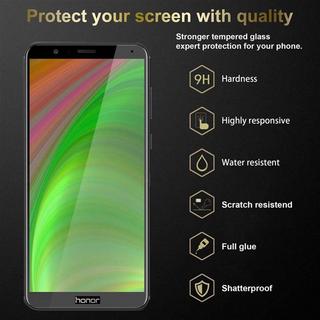 Cadorabo  Plein écran Film de protection compatible avec Honor 7X - Verre de protection d'écran durci (Tempered) d'une dureté de 9H avec 3D Touch 