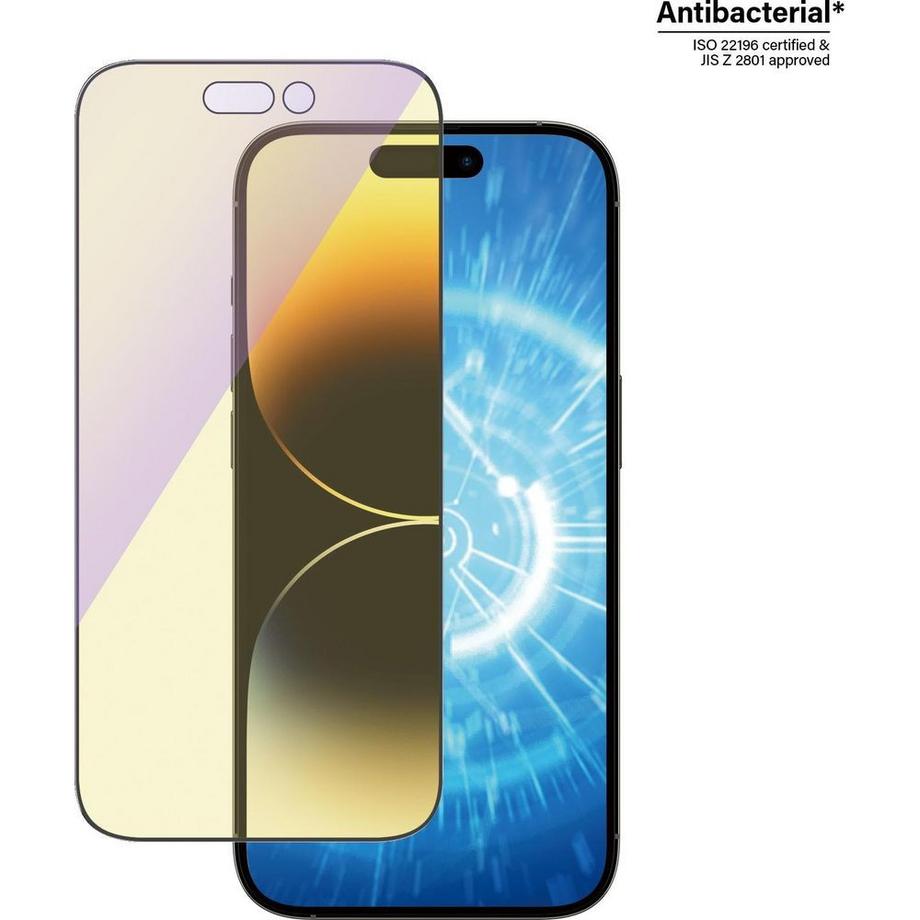 PanzerGlass  PANZERGLASS DISPLAYSCHUTZ ULTRA WIDE ANTI BLUELIGHT IPHONE 14 PRO 