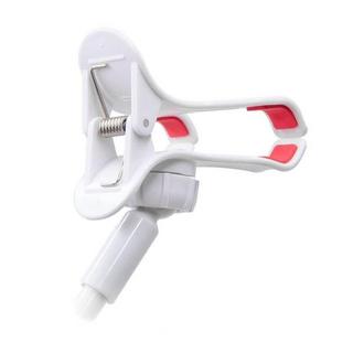 eStore  Porta Telefono Flessibile Con Morsetto - Bianco 