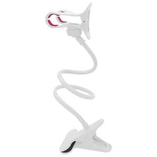 eStore  Porta Telefono Flessibile Con Morsetto - Bianco 