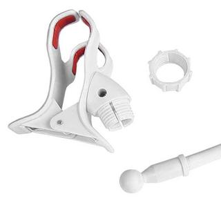 eStore  Porta Telefono Flessibile Con Morsetto - Bianco 