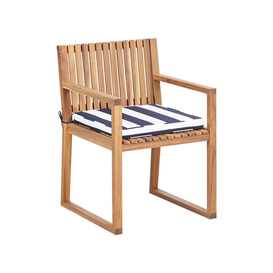 Beliani Garten-Essgruppe für 8 Personen aus FSC® zertifiziertes Akazienholz Klassisch SASSARI II  