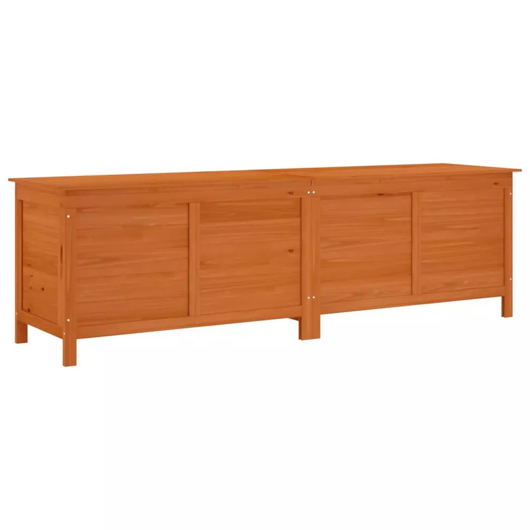 Salon de jardin Vidaxl bois massif marron