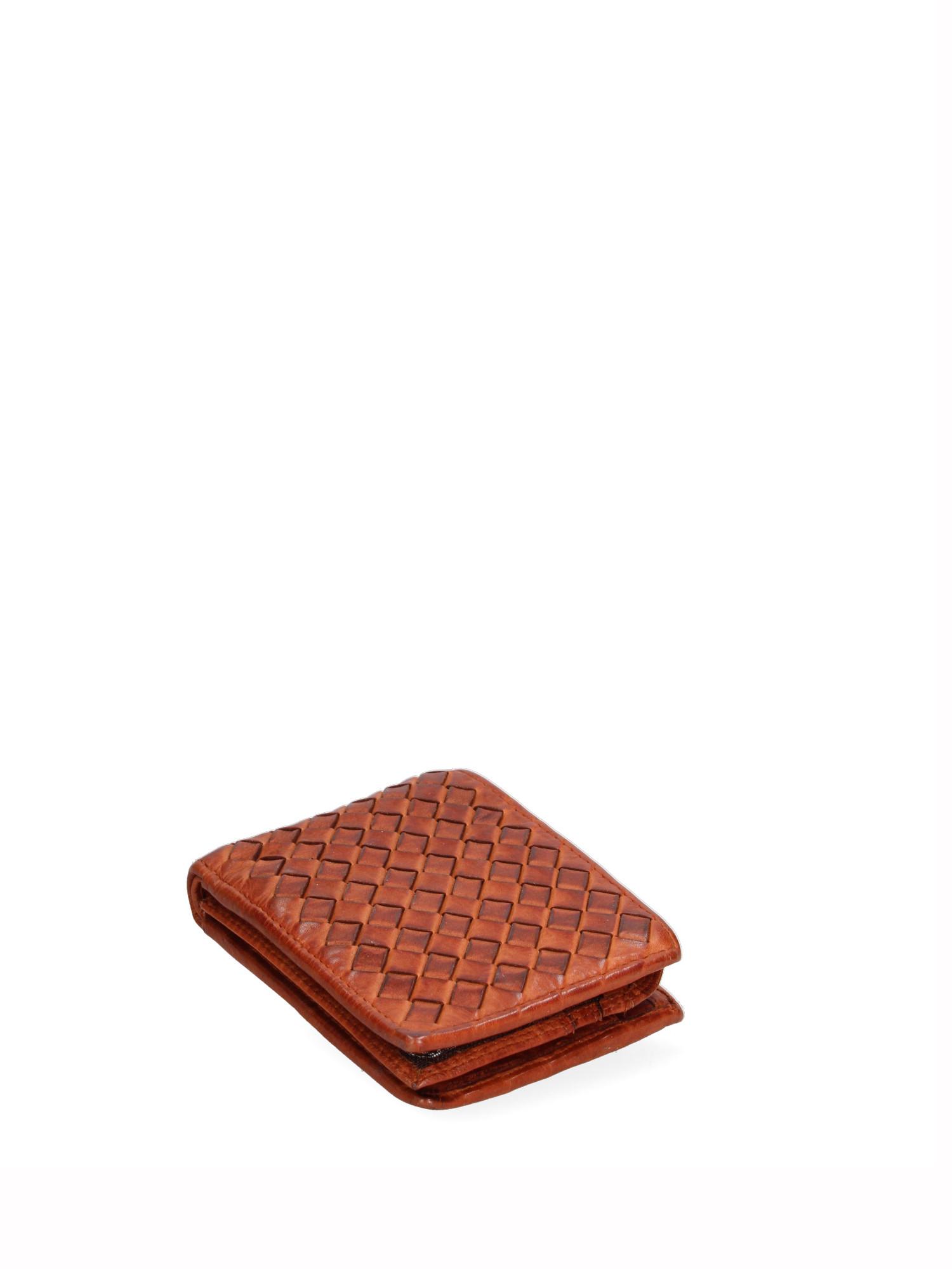Sergio Valentini Portafoglio in Pelle Intrecciata  