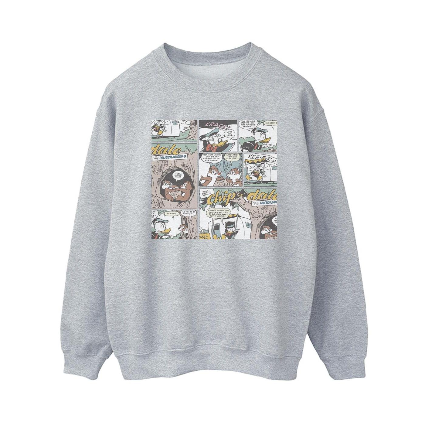 Image of Chip 'n Dale Comic Sweatshirt Damen Grau L