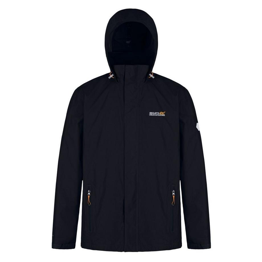 Outdoorjacke Matt mit Kapuze, wasserfest