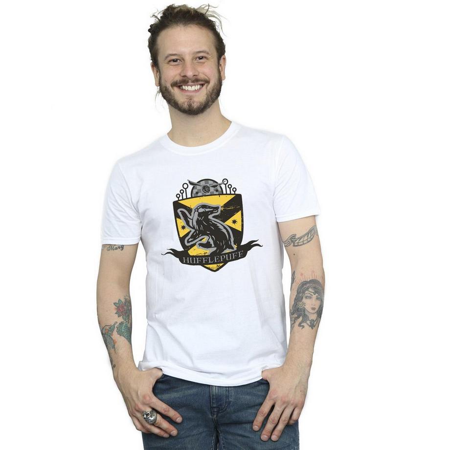 HARRY-POTTER T-Shirt Blason Hufflepuff  