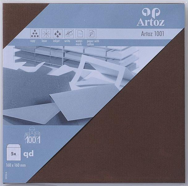 Artoz ARTOZ Couverts 1001 160x160mm 100g, braun 5 Stück  