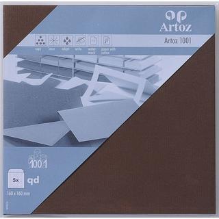 Artoz ARTOZ Couverts 1001 160x160mm 100g, braun 5 Stück  