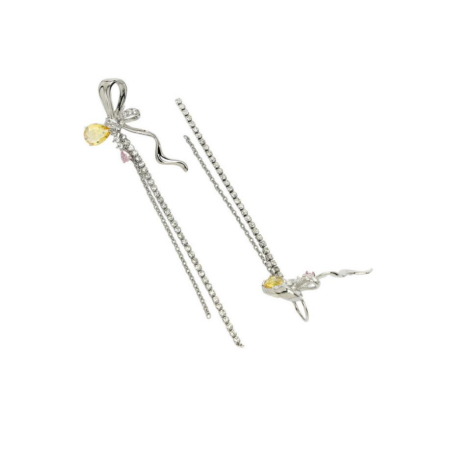 AVANT-GARDE PARIS  Diva Kollektion Schleifenkette Hängeohrringe 