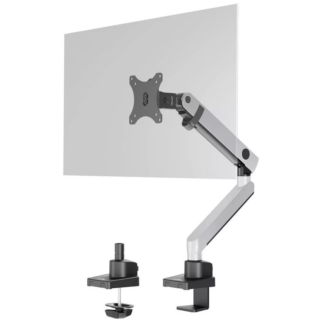 DURABLE - Supporto da tavolo per monitor, Argento