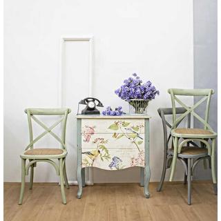 mutoni Chaise en bois Cross Vert  