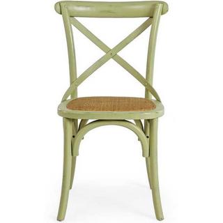 mutoni Chaise en bois Cross Vert  