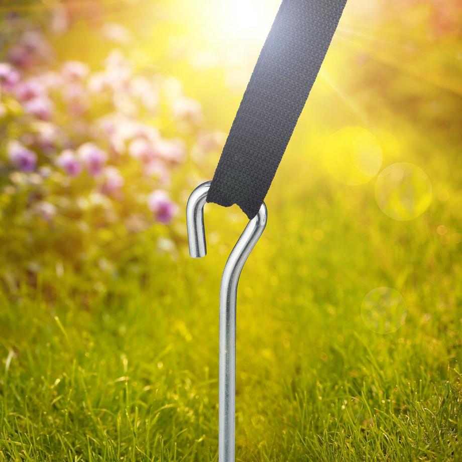 B2X  Bodenanker-Trampolin 8-teilig 