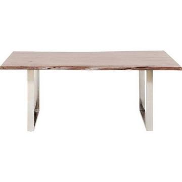 Table Harmony Noyer Chromé 160x80cm