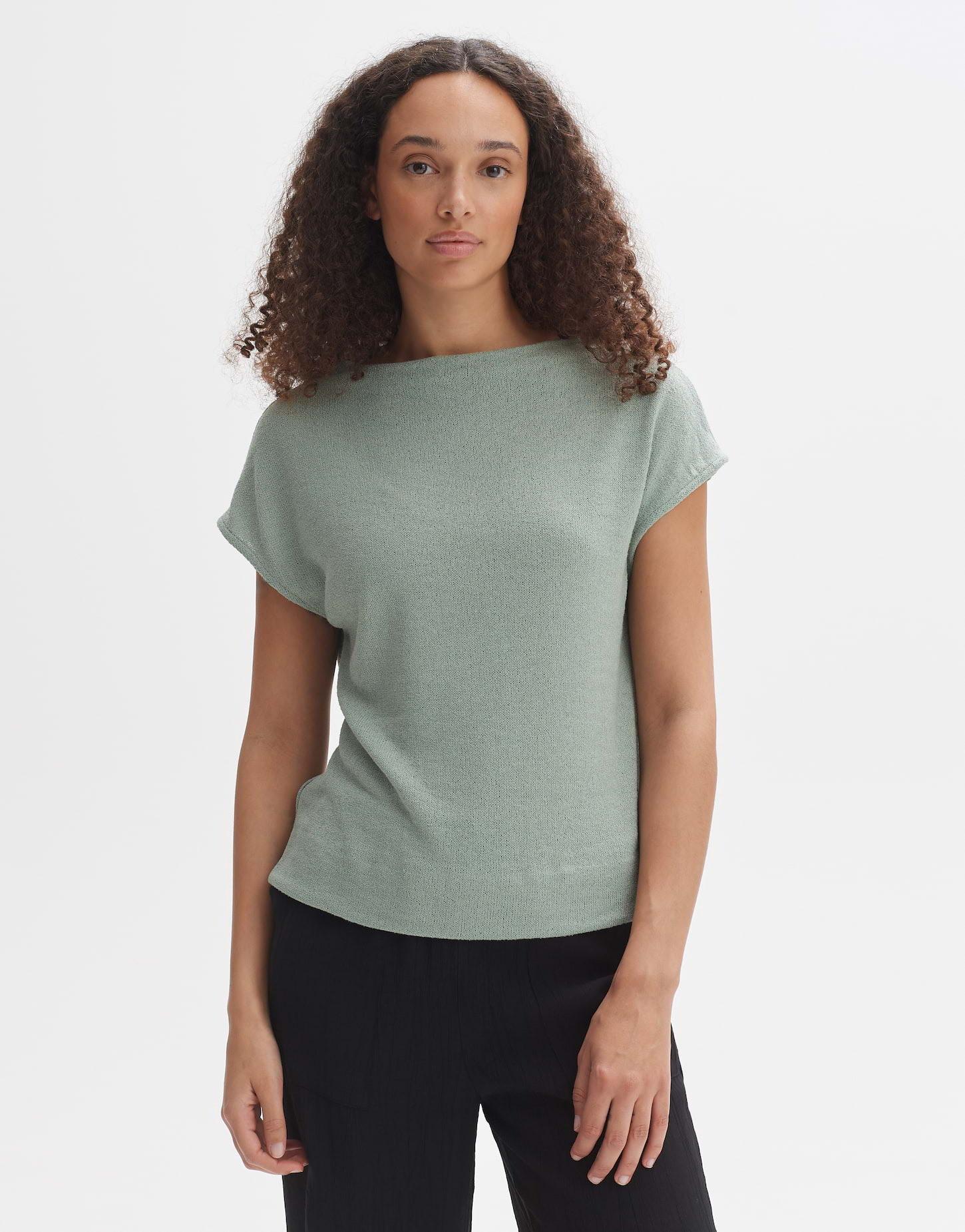Image of Shirt Sibaku Gerader Schnitt Unisex Türkisblau 42