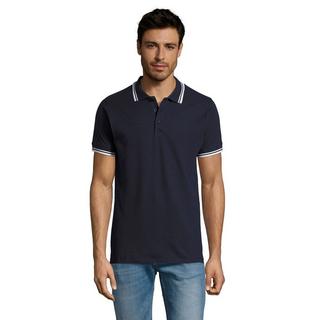 SOLS  Pasadena Tipped Kurzarm Pique Polo 