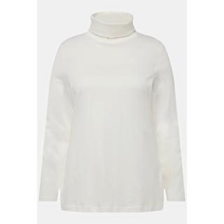 Ulla Popken  Shirt, Rollkragen, Slim, Langarm 