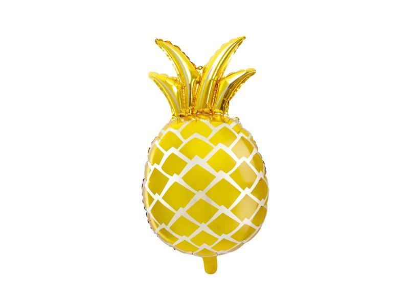Image of Partydeco Ananas Unisex Gold ONE SIZE
