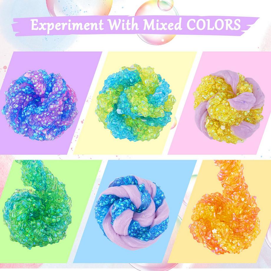 Activity-board  Pack Animaux lime Set, pour enfants, Bon Kit Slime Croquant Extensible Sensoriel 