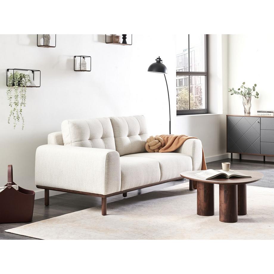 Beliani 2 Sitzer Sofa aus Stoff  LAURILA  