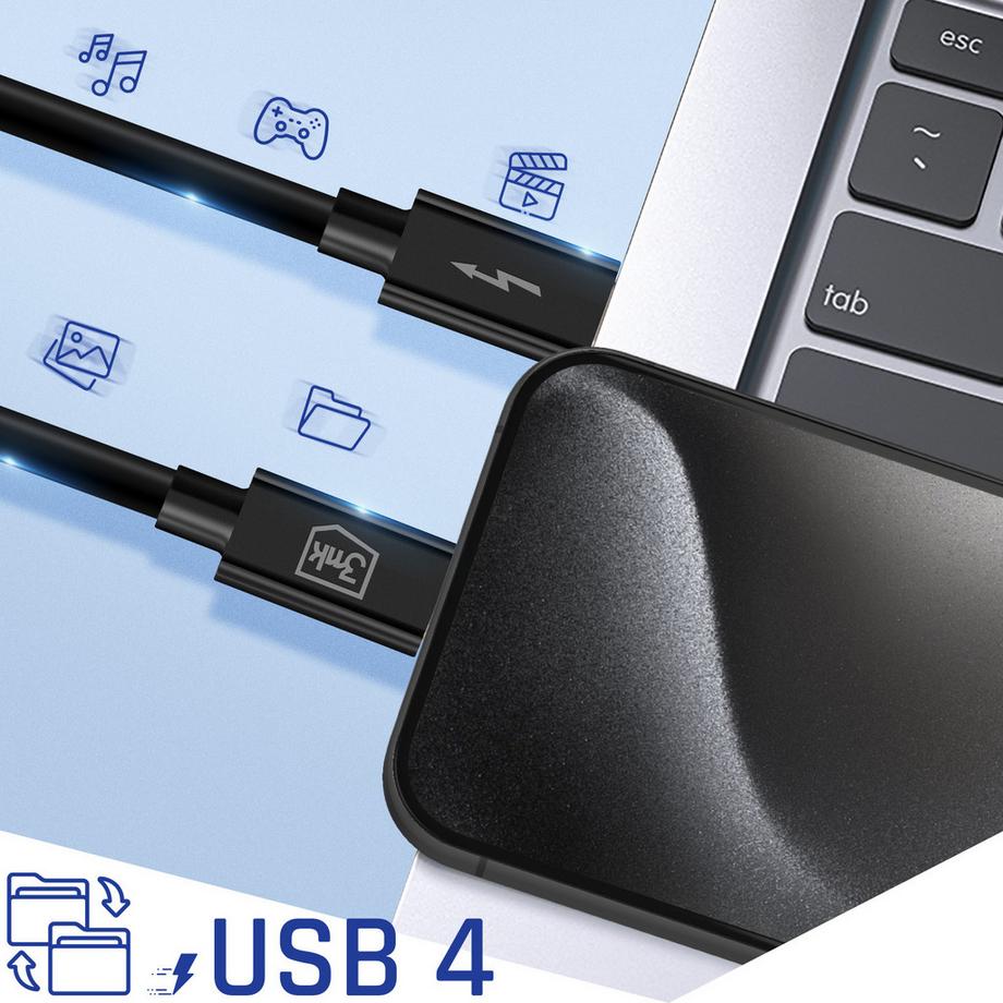 3mk Protection  Câble USB C 240W Charge Rapide 