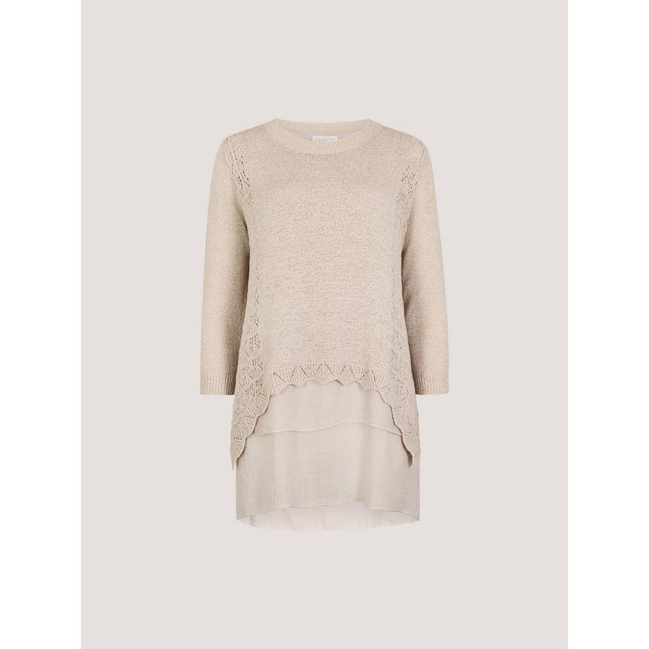 APRICOT Tunique Shimmer Mesh Layered  