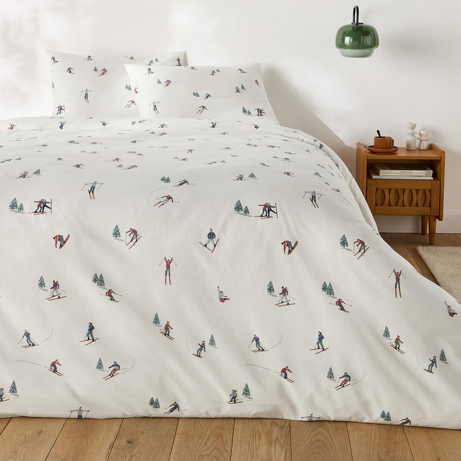 La Redoute Intérieurs Set Copripiumino 30% Cotone Riciclato  