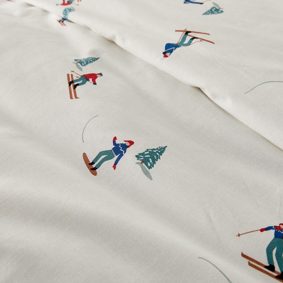 La Redoute Intérieurs Set Copripiumino 30% Cotone Riciclato  