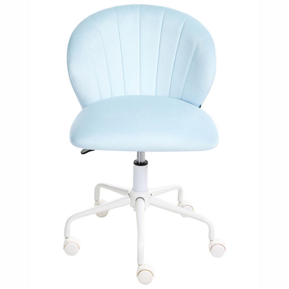 Beliani Chaise de bureau en Velours  CHEERFUL  
