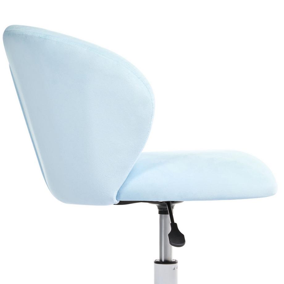 Beliani Chaise de bureau en Velours  CHEERFUL  