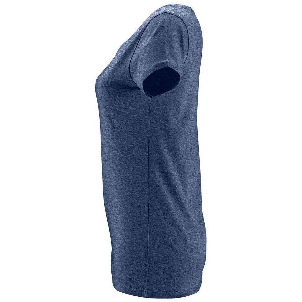 Image of Milo Tshirt Damen Blau Denim M