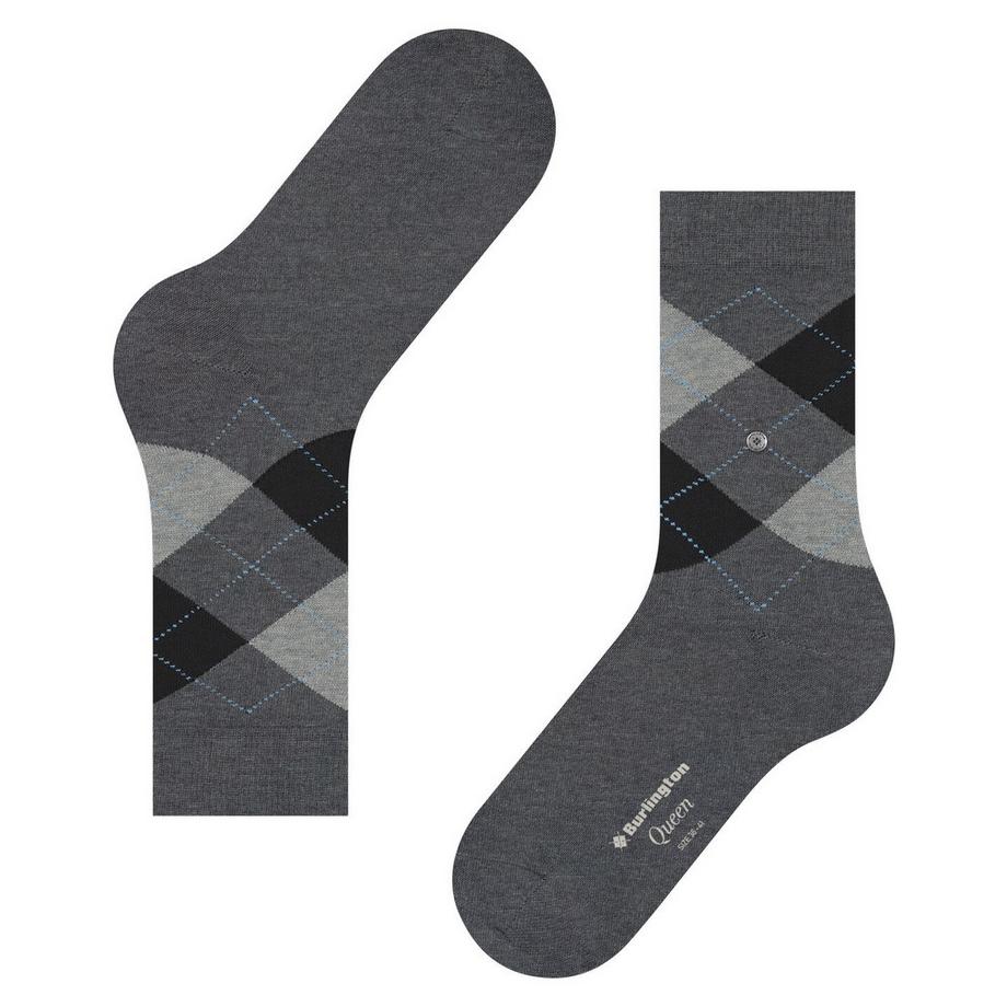 Burlington Queen Socken mit Argyle-Muster  