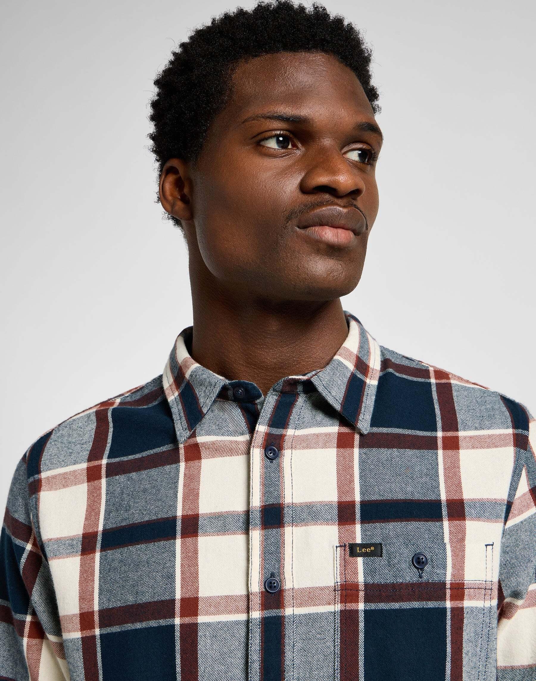 Lee Kariertes Langarmhemd  