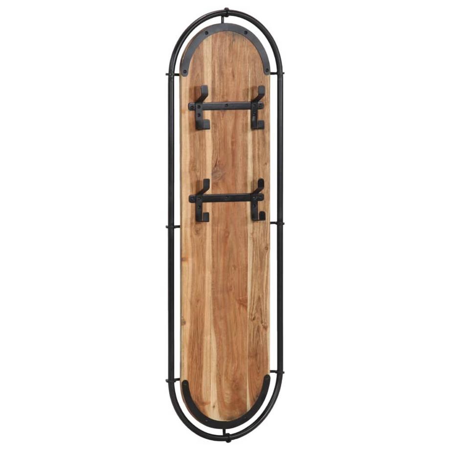 VidaXL Porte-manteau bois d'acacia  