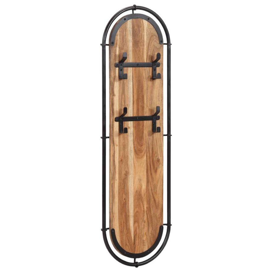 VidaXL Porte-manteau bois d'acacia  