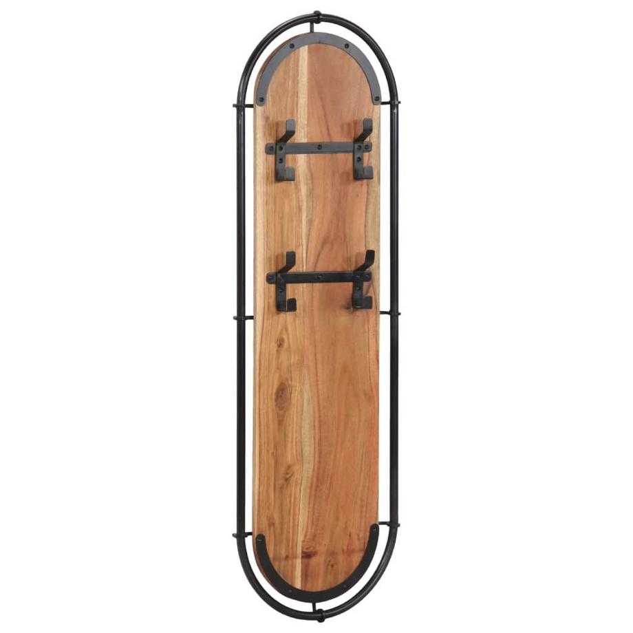 VidaXL Porte-manteau bois d'acacia  