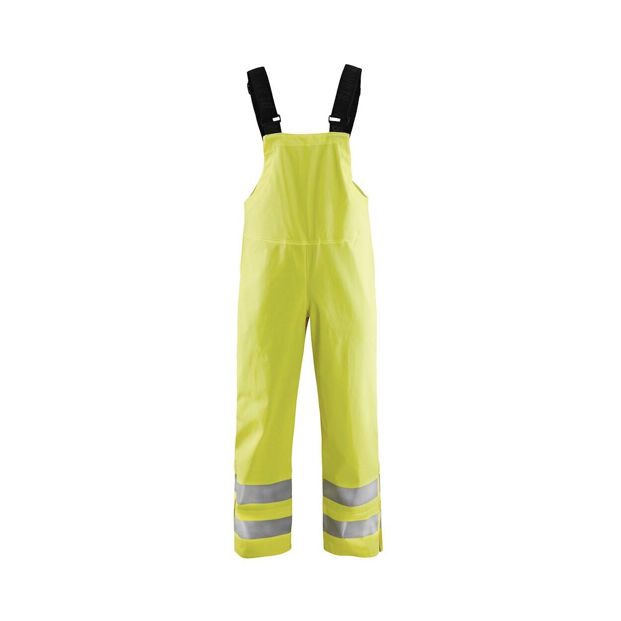 Image of Regenlatzhose Mit Latzhose Mit Hoher Sichtbarkeit Unisex XXL