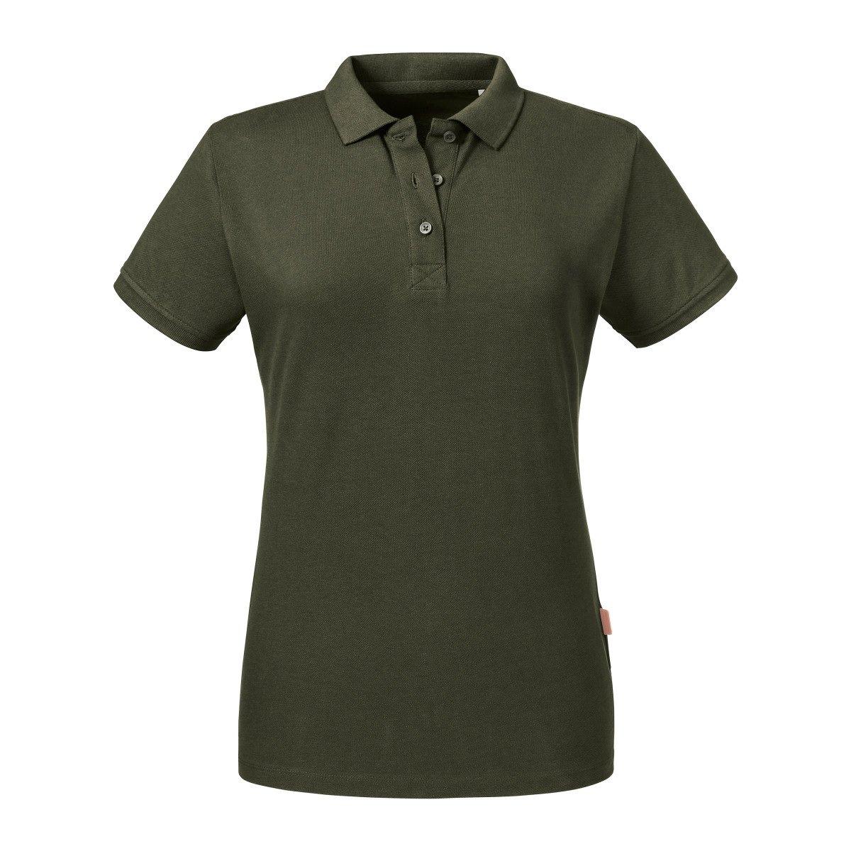 Image of Poloshirt, Aus Biologischem Anbau Damen Olivegrün L