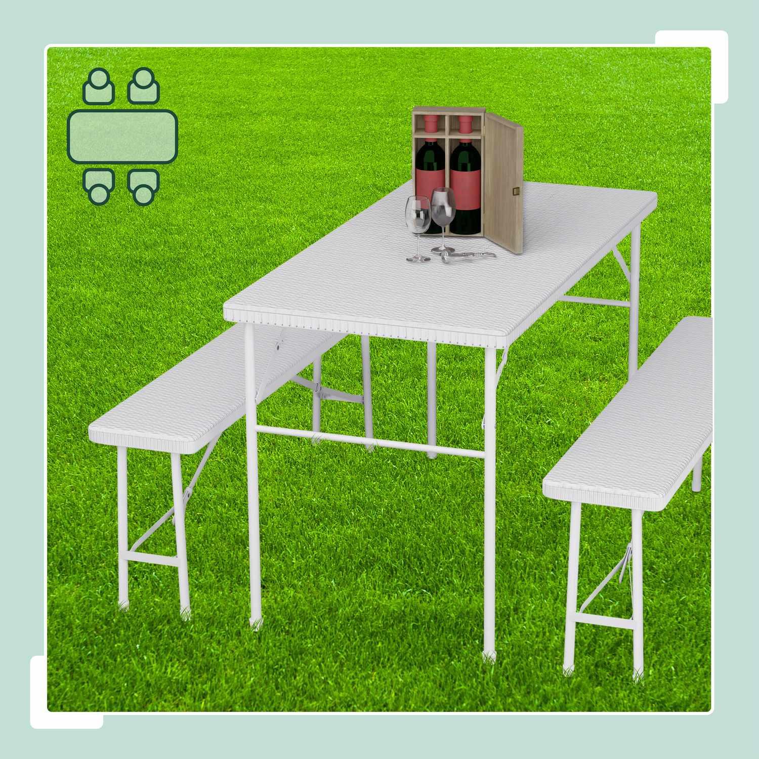 Northio Set tenda da birra pieghevole da 3 pezzi  
