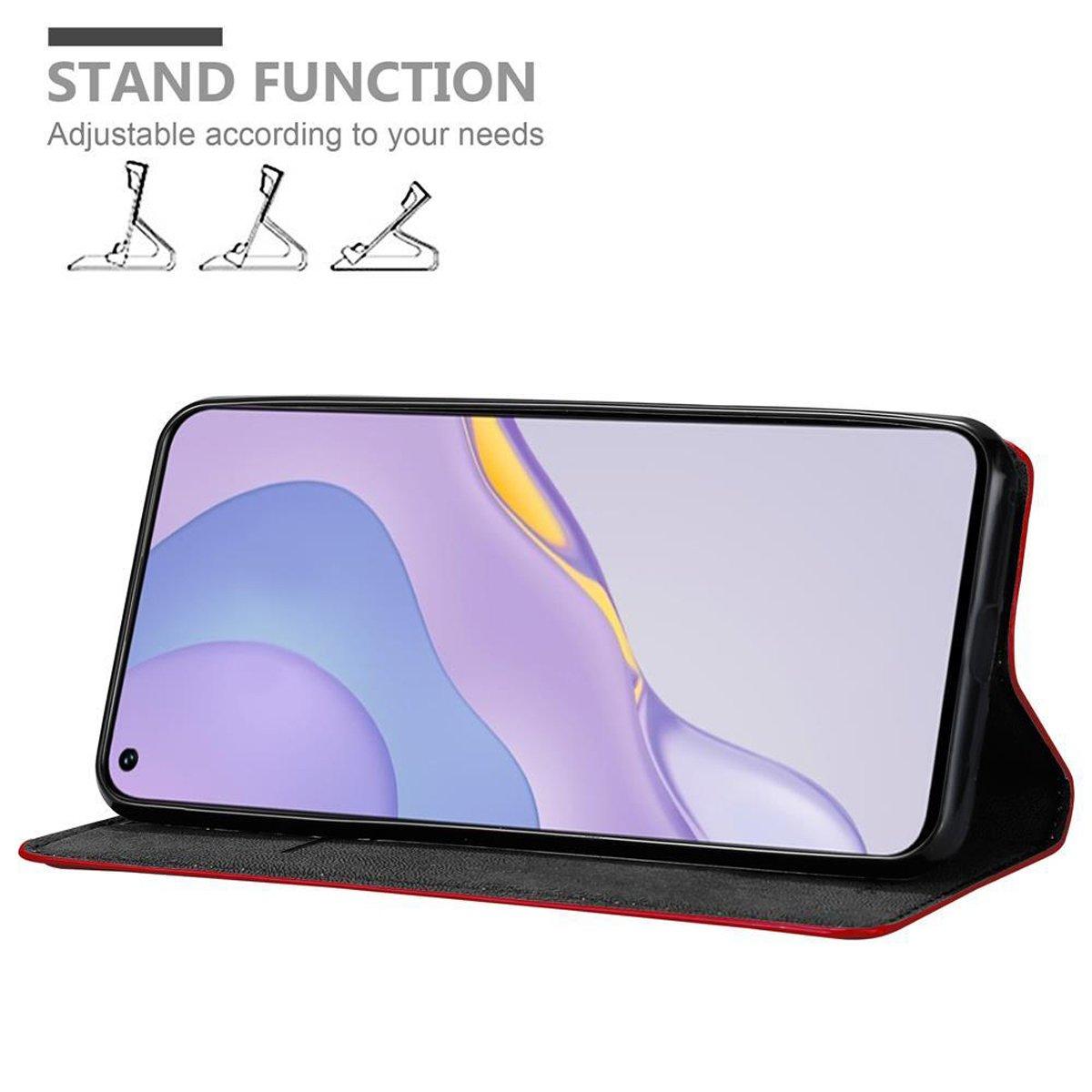 Cadorabo  Housse compatible avec Huawei NOVA 7 5G - Coque de protection avec fermeture magnétique, fonction de support et compartiment pour carte 